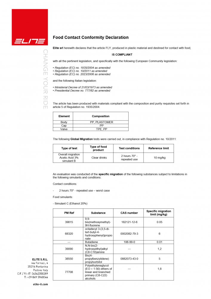 láhev ENERVIT C2:1 ELITE 0,75 l, černá