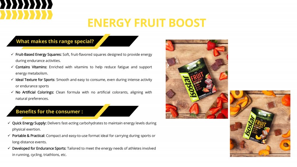 ISOSTAR Energy Fruit Boost, box, 10x10g meruňka