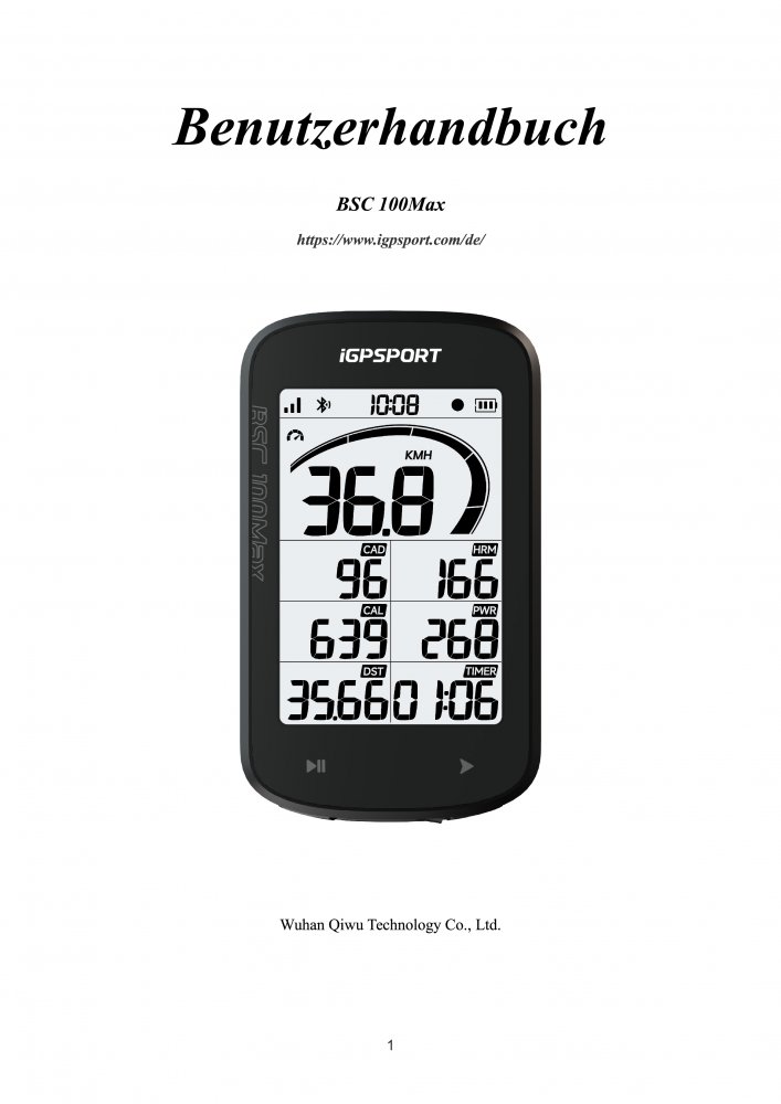 cyklopočítač iGPSPORT BSC100 Max