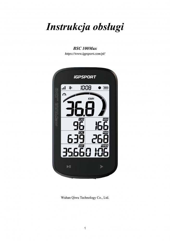 cyklopočítač iGPSPORT BSC100 Max