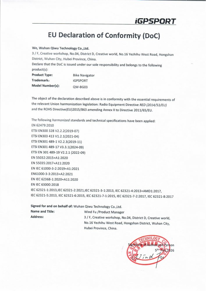 cyklopočítač iGPSPORT BiNavi Air