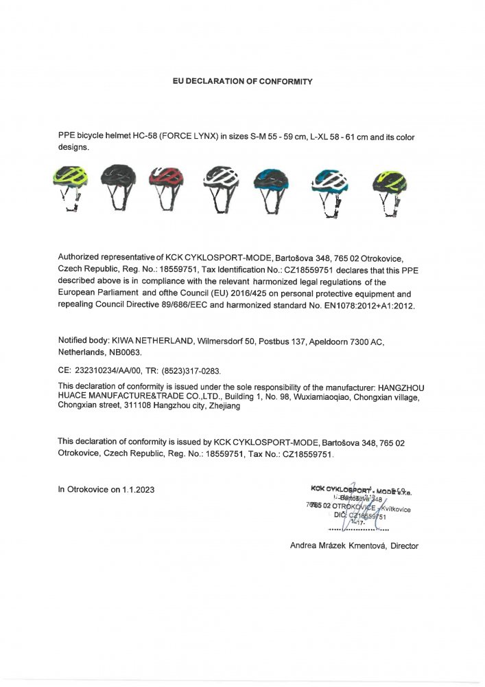 přilba FORCE LYNX MIPS, černá mat