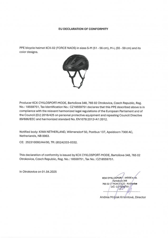 přilba FORCE NAOS, černá, matná
