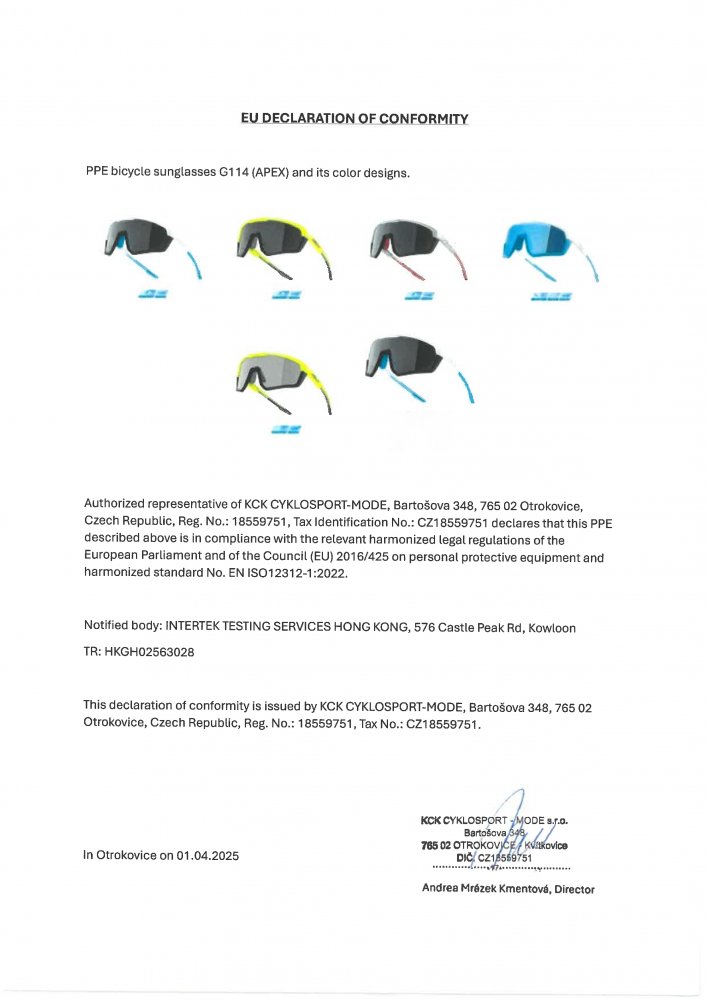 brýle FORCE APEX, fluo-černé,černé kontrastní sklo