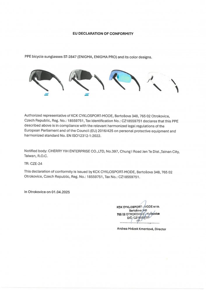 brýle FORCE ENIGMA modré, modré zrc. sklo