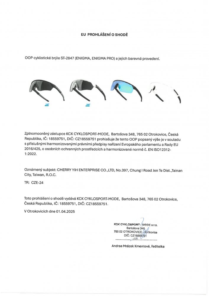 brýle FORCE ENIGMA modré, modré zrc. sklo
