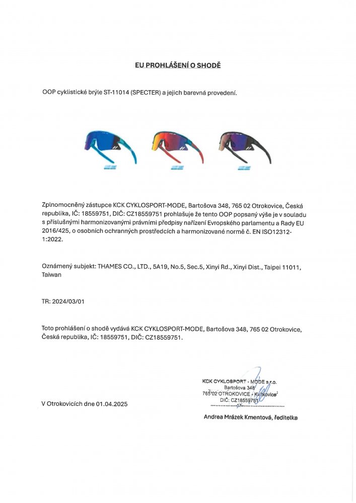 brýle FORCE SPECTER modro-červ., červené zrc. sklo