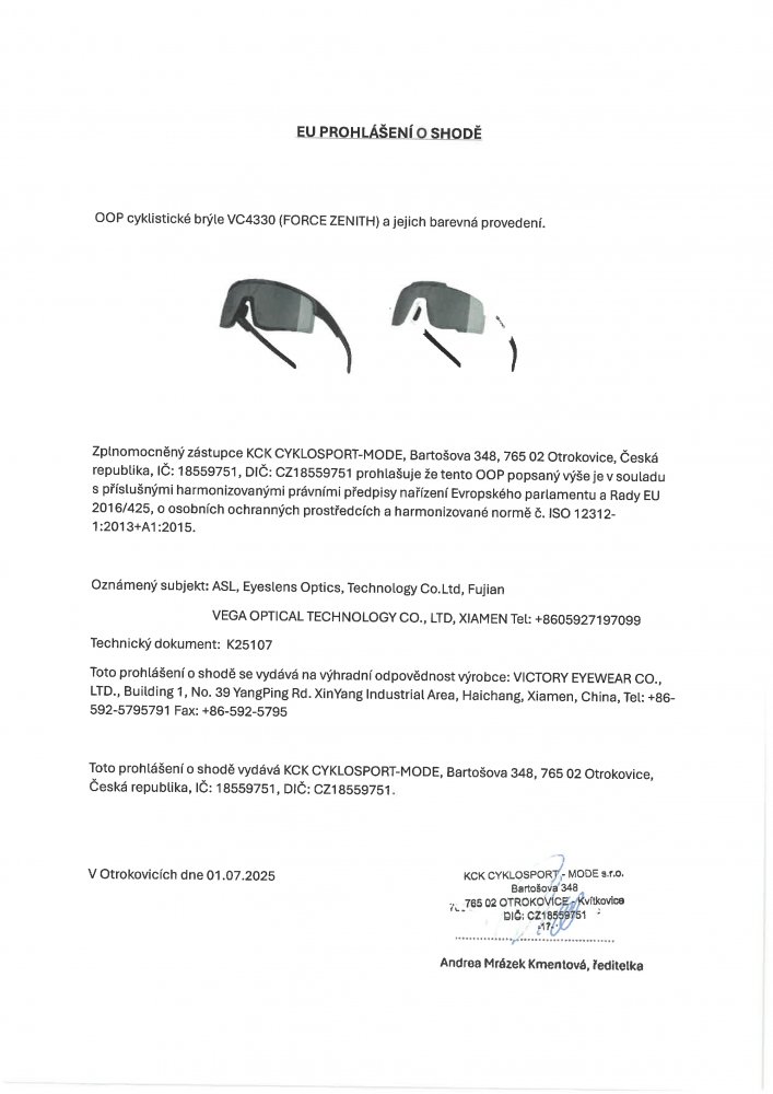 brýle FORCE ZENITH černé, černé zrc. sklo