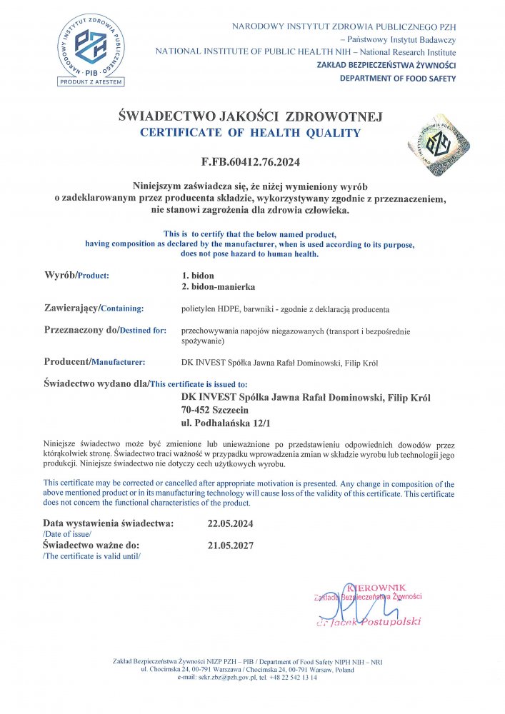 láhev-šejkr NUTREND 0,7 l, čirý-zlaté logo