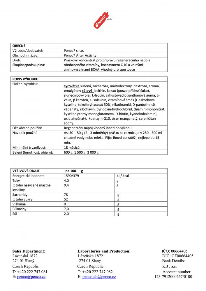 After Activity, dóza, 600 g čokoláda