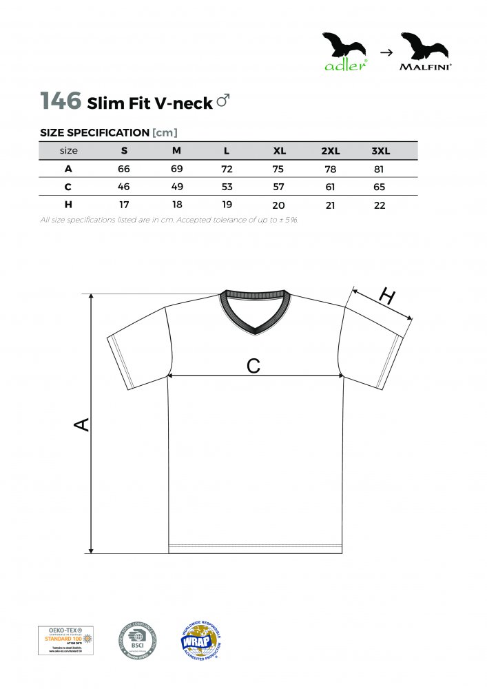 Slim Fit V-neck